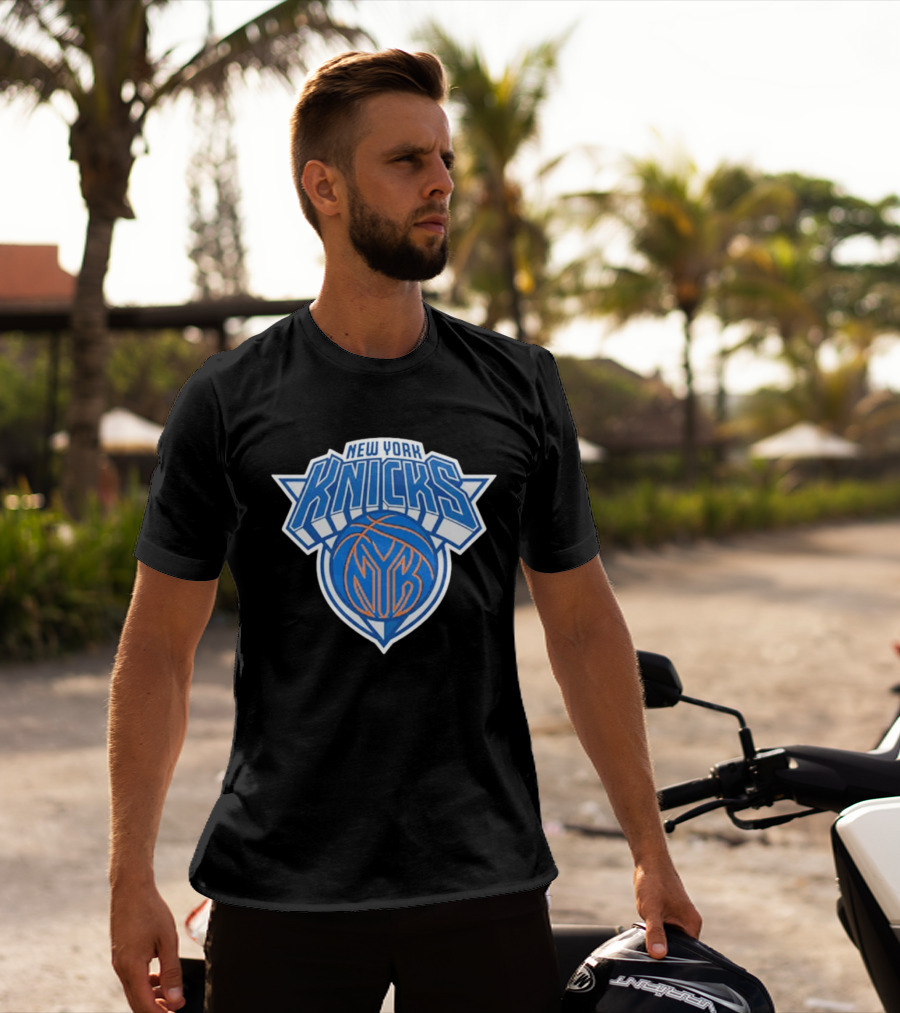 New York Knicks 2026 Blue Basketball Team T-Shirt