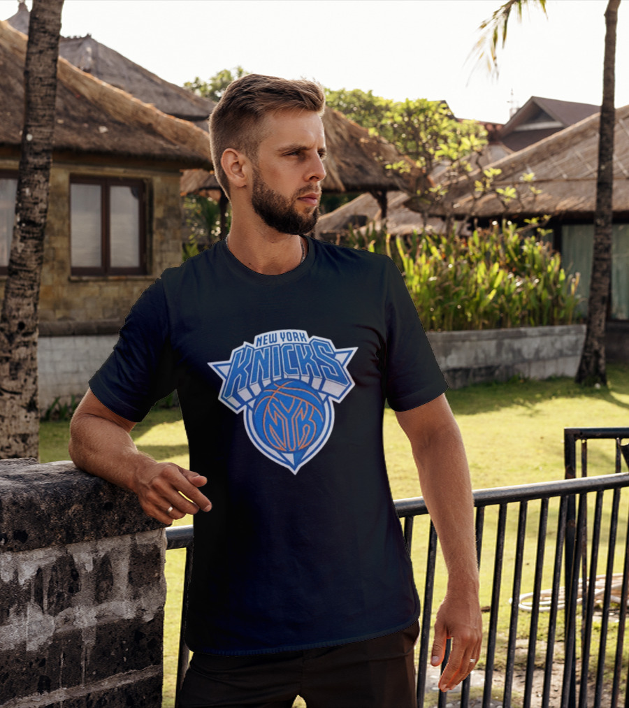 New York Knicks 2026 Blue Basketball Team T-Shirt