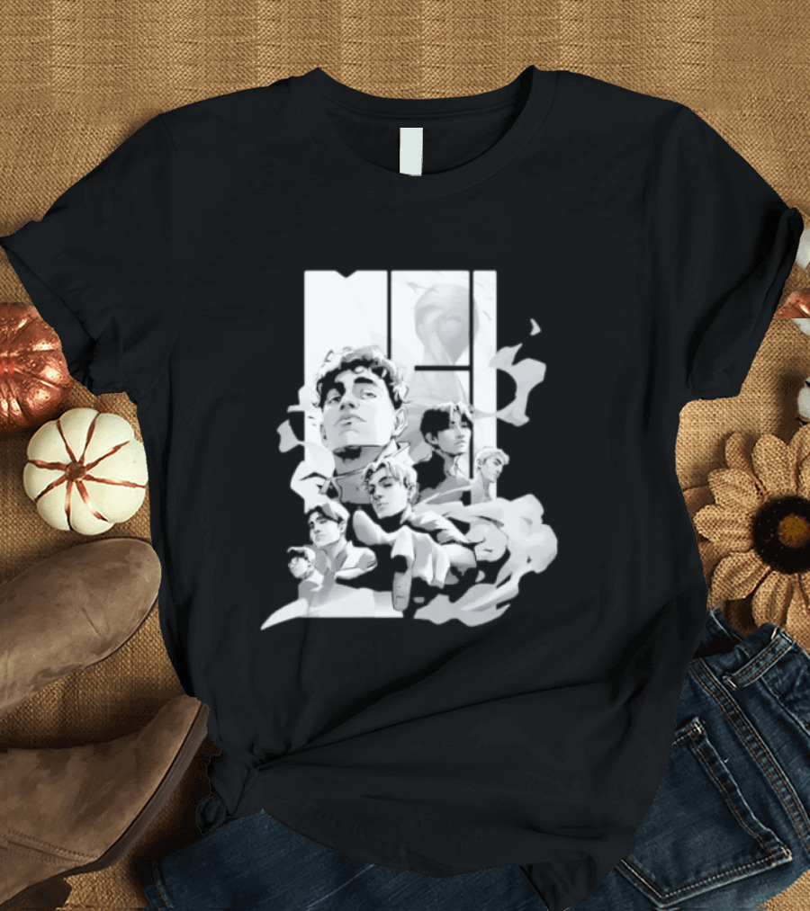 MSI Piece Of History Faces And Figures T-Shirt