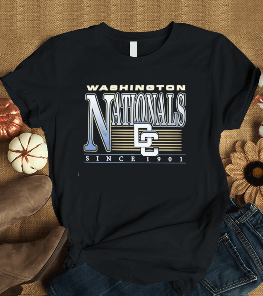 Washington Nationals DC MLB Baseball Sport League Team Since 1901 T-Shirt