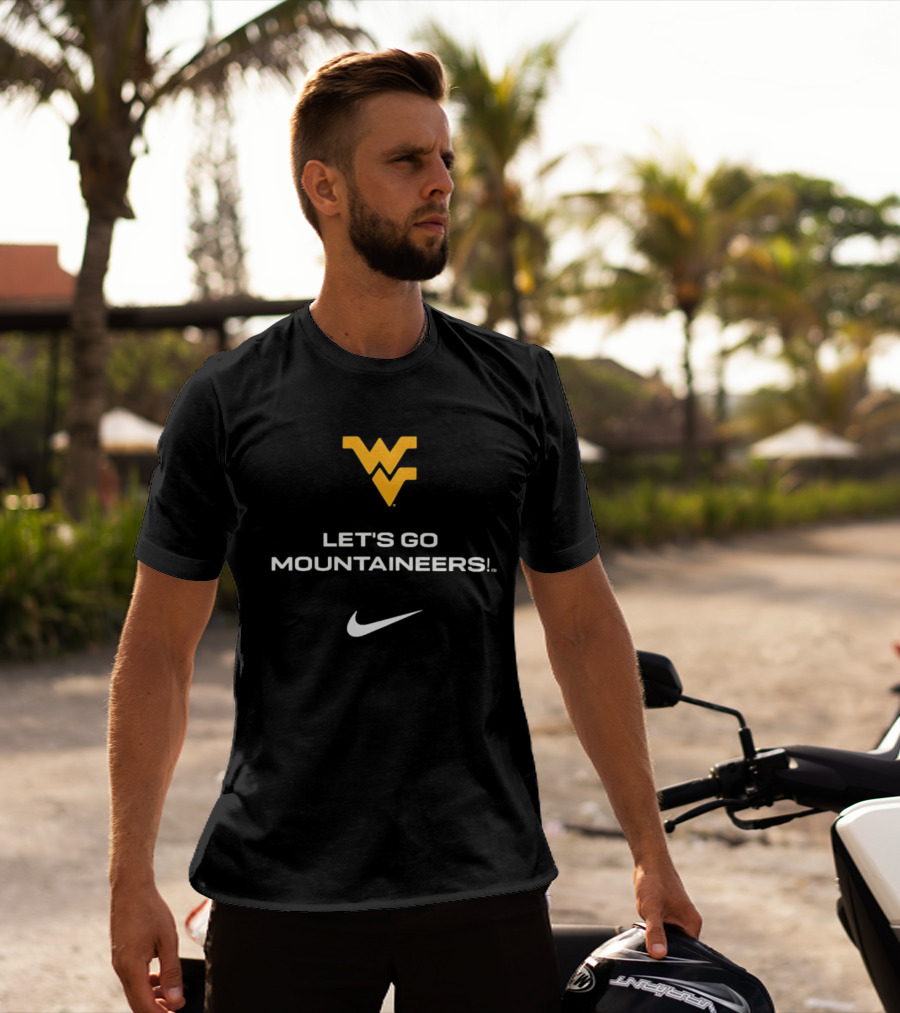 West Virginia Mountaineers Let's Go Mountaineers Nike T-Shirt