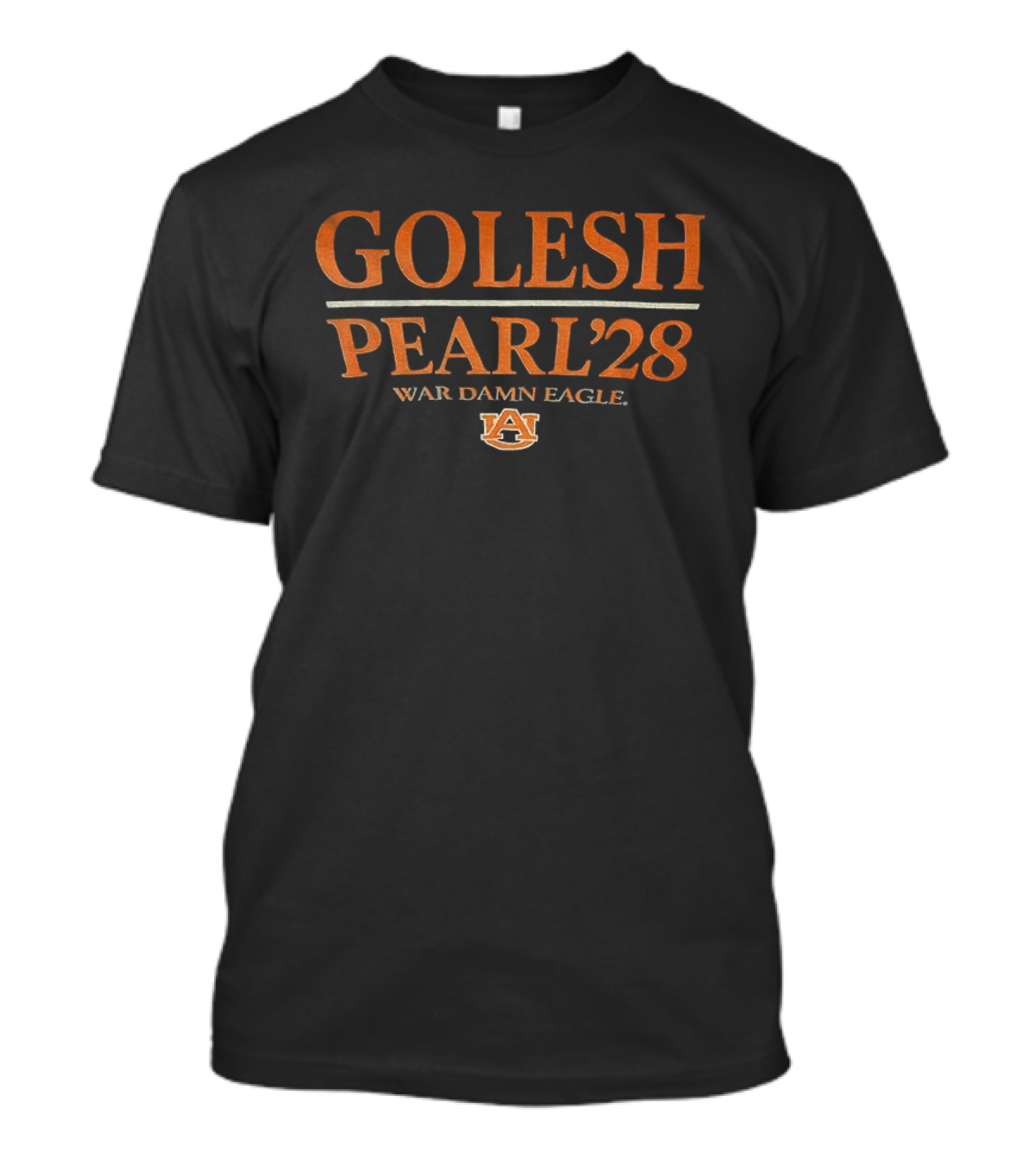 Golesh Pearl 2028 War Damn Eagle Auburn Tigers T-Shirt