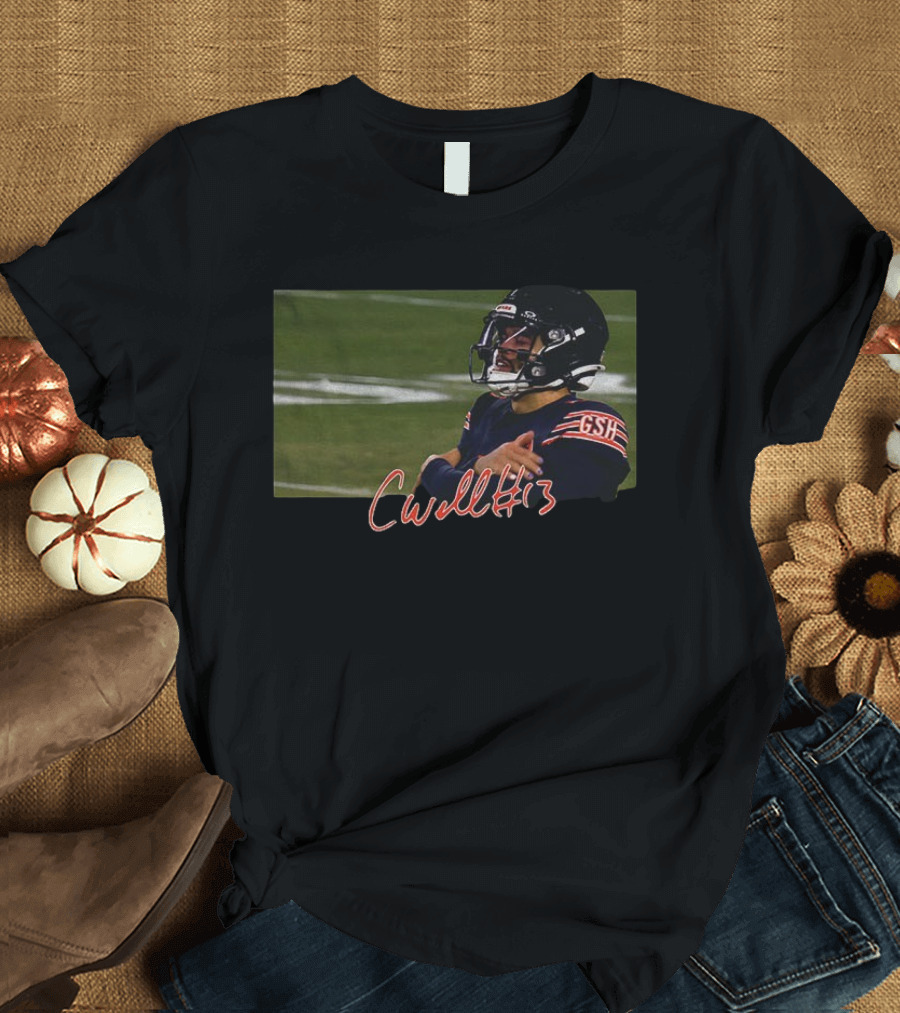 Caleb Williams Cold Celebration Chicago GSH Football CWill13 T-Shirt