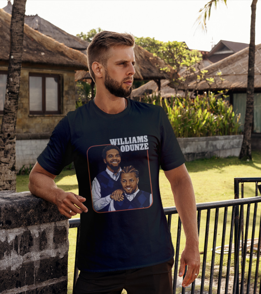 Caleb Williams Rome Odunze Vintage Step Brothers Bears T-Shirt