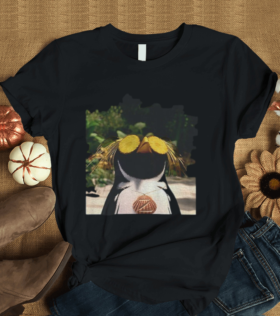 Cody Maverick Surfs Up Penguin With Sunglasses Iconic Movie Character T-Shirt