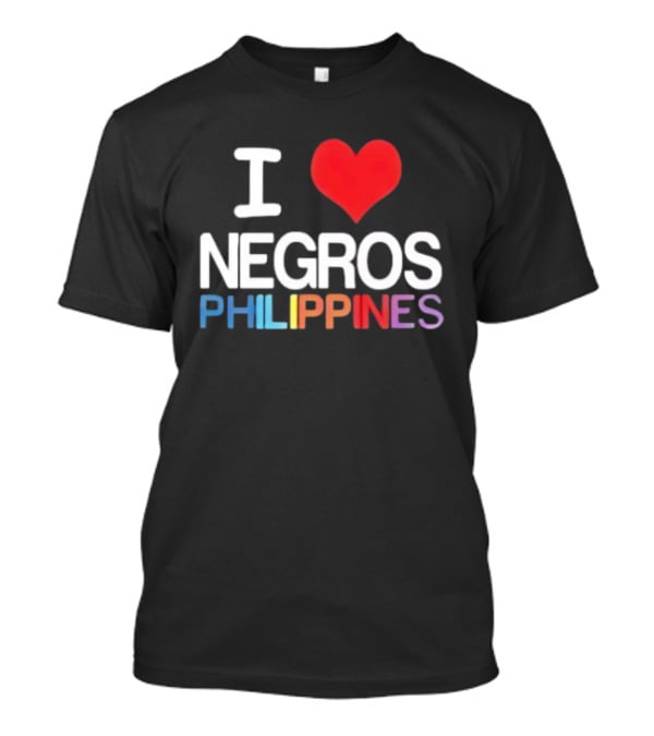 I Love Negros Philippines Heart Symbol T-Shirt
