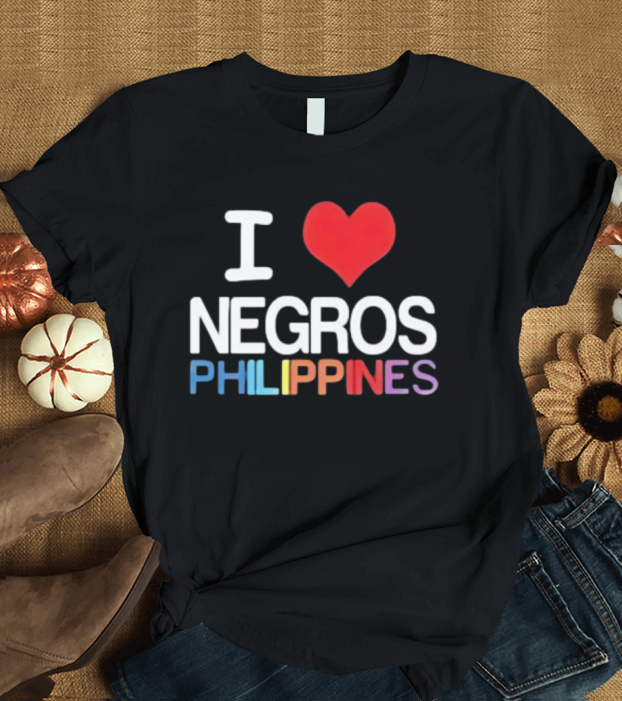 I Love Negros Philippines Heart Symbol T-Shirt
