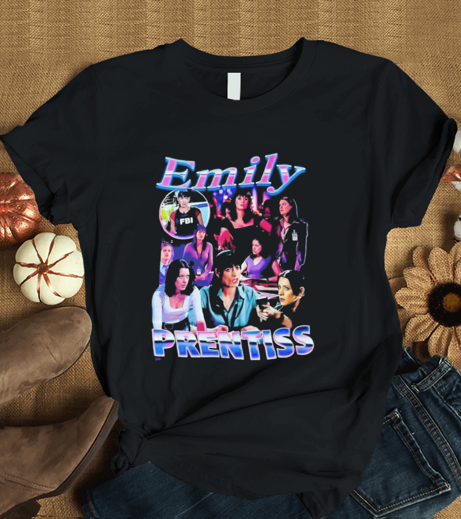 Emily Prentiss FBI Criminal Minds Collage T-Shirt