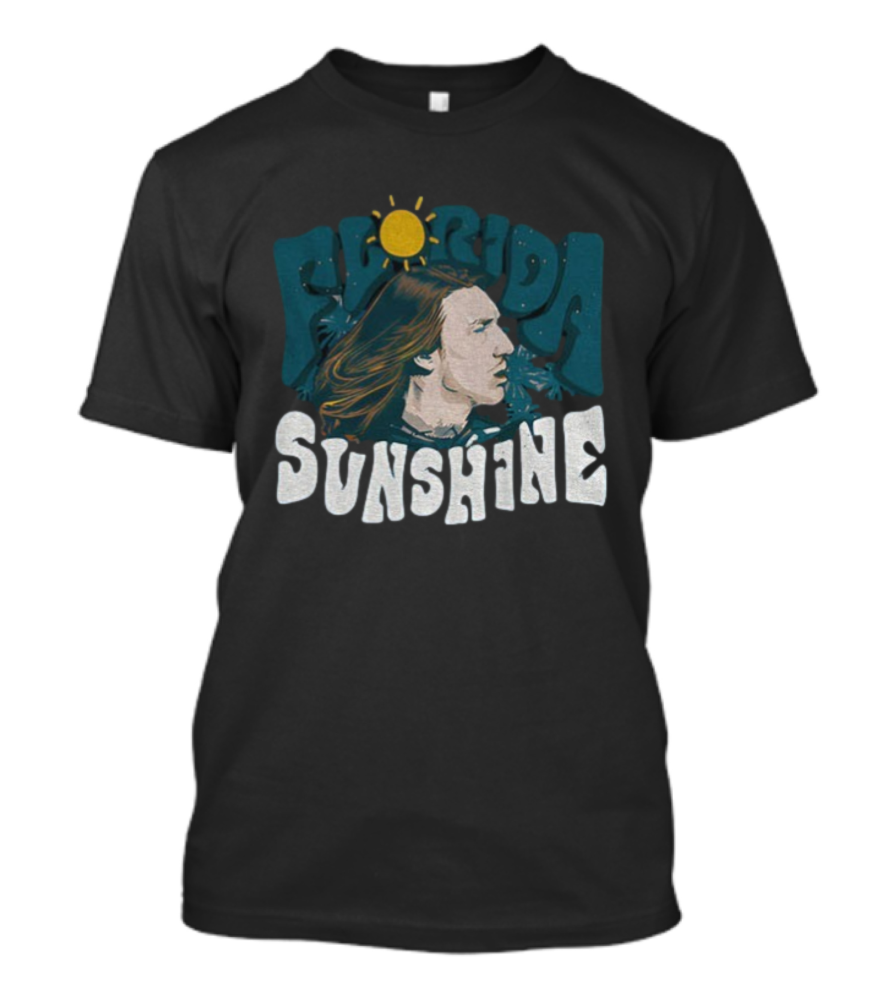 Florida Sunshine Trevor Lawrence Iconic Portrait Vintage Style T-Shirt