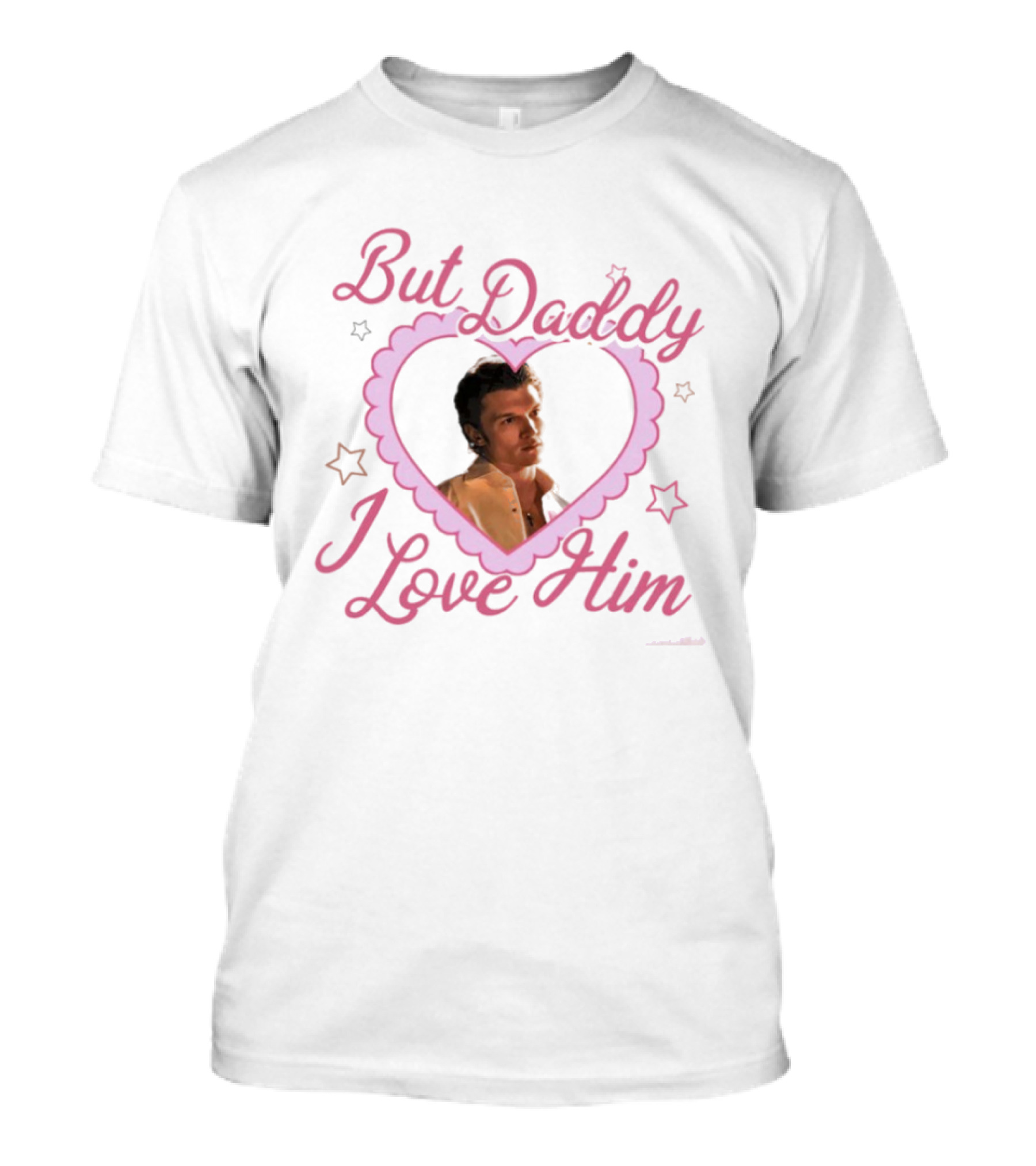 But Daddy I Love Him Connor Rozanov Pink Heart Retro 80s Style Nostalgia T-Shirt
