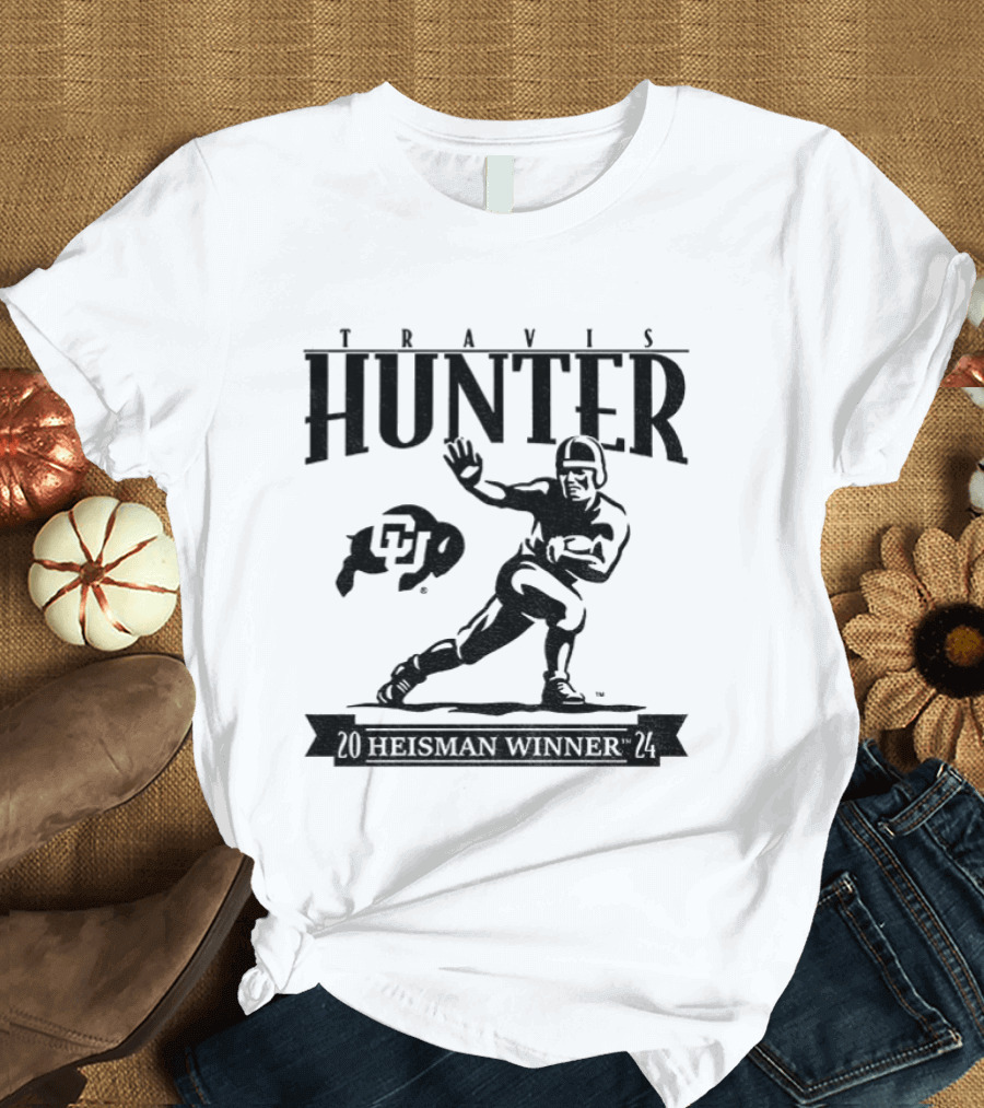 Travis Hunter Colorado 2024 Heisman Trophy Contender Buffs Football T-Shirt