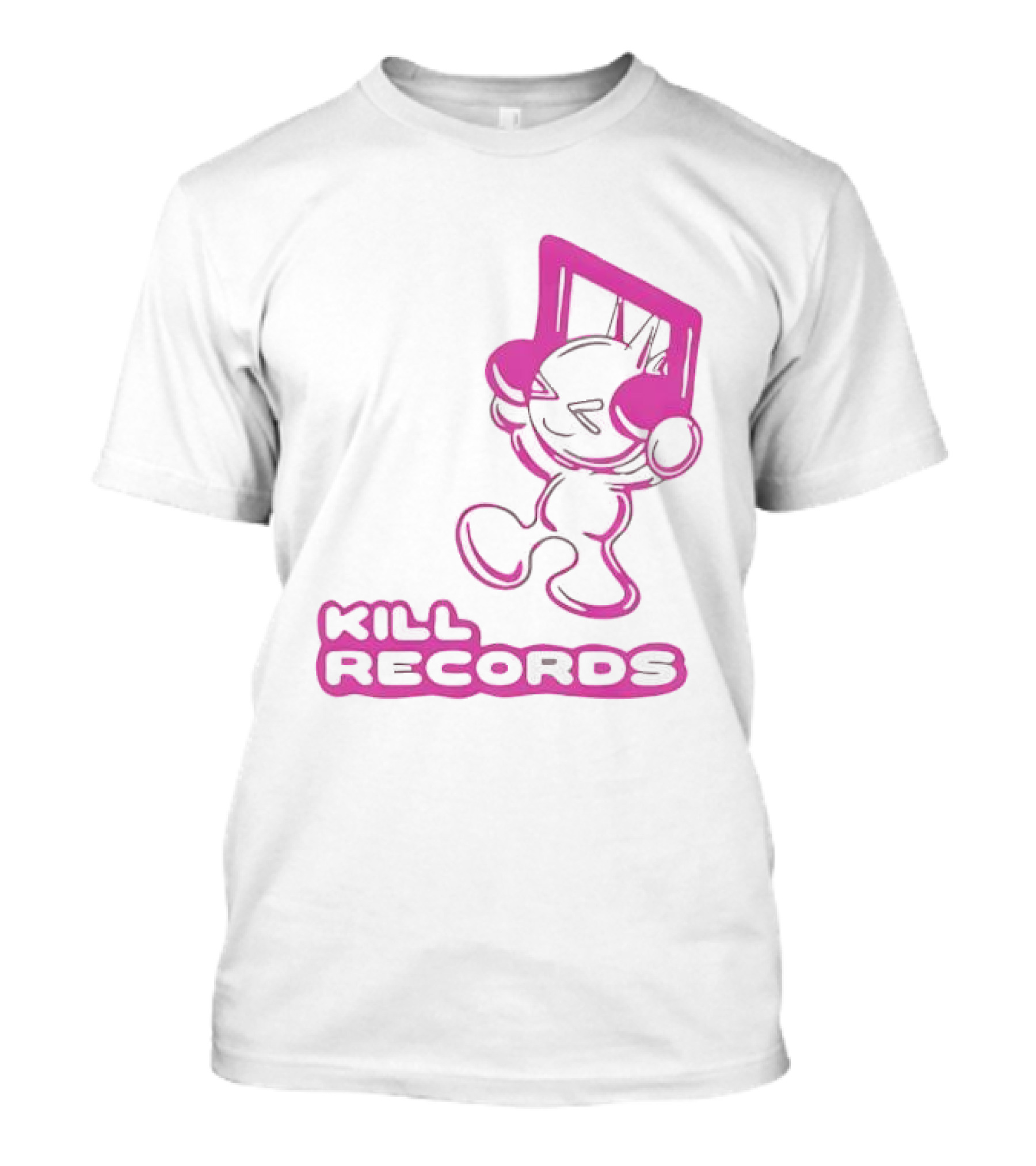 Lil Killa Kill Records Radio Icon With Music Notes T-Shirt