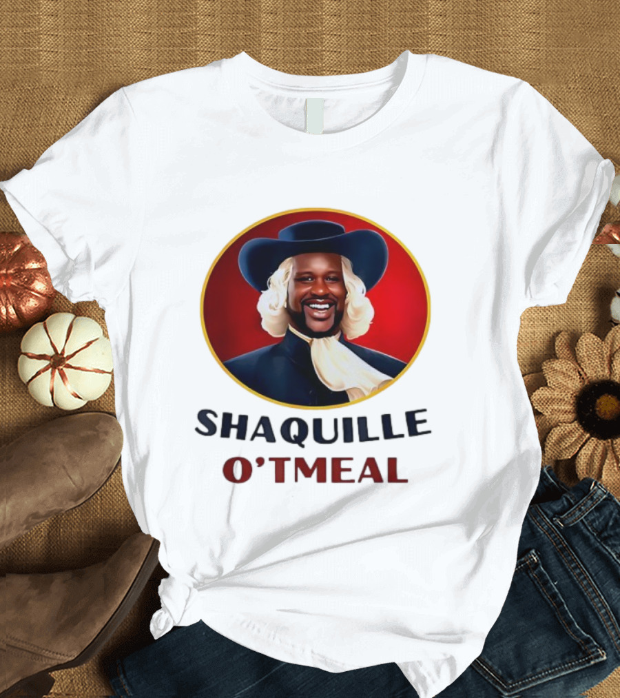 Shaquille Oatmeal Funny Meme Cereal Parody T-Shirt