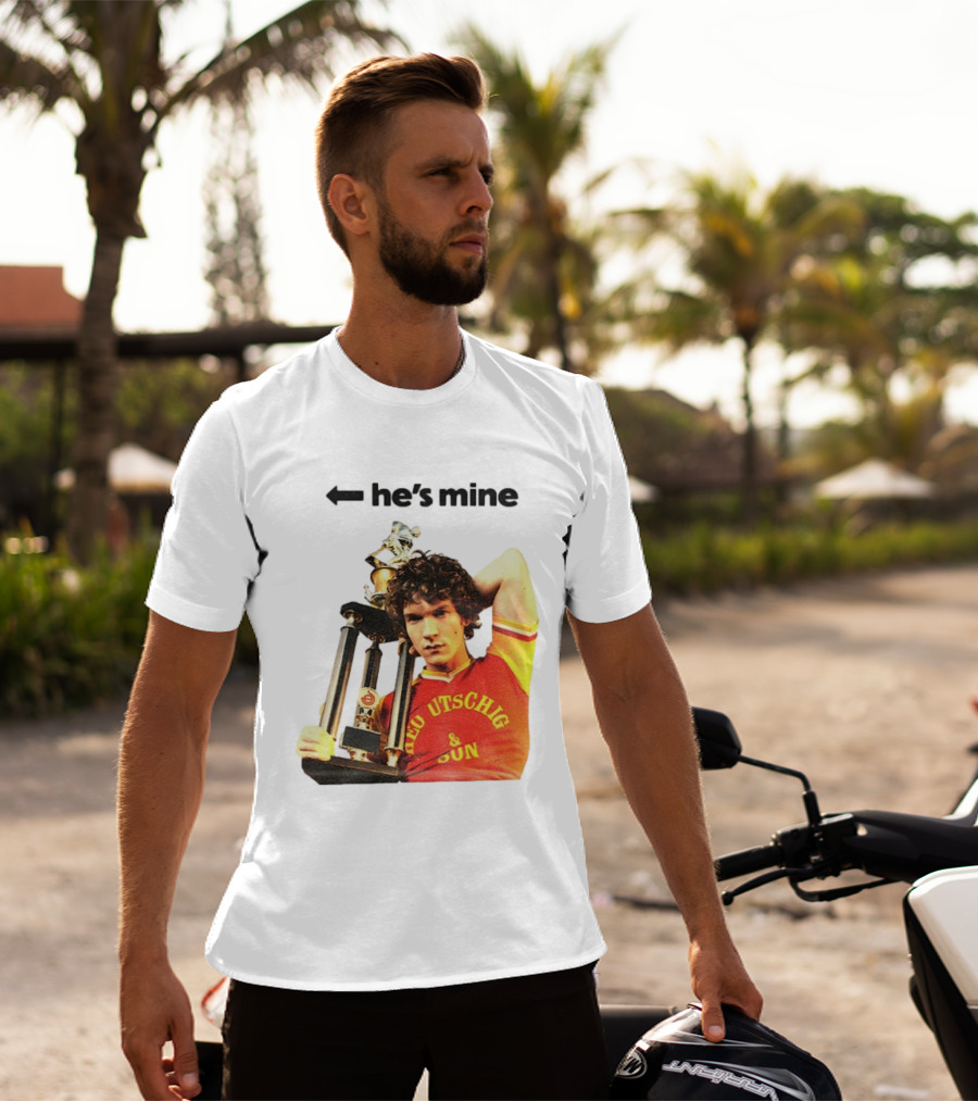 He's Mine Retro Trophy Winner Theo Utschig & Son Heated Rivalry T-Shirt