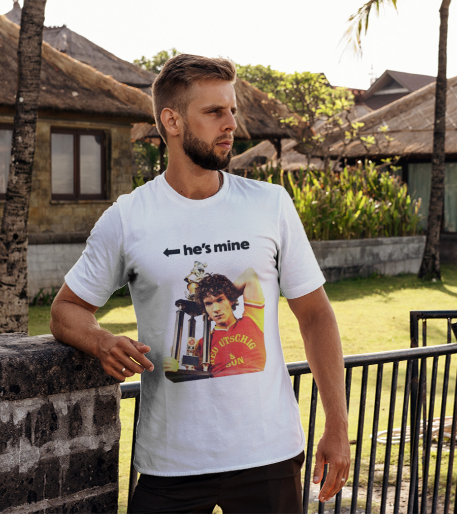 He's Mine Retro Trophy Winner Theo Utschig & Son Heated Rivalry T-Shirt