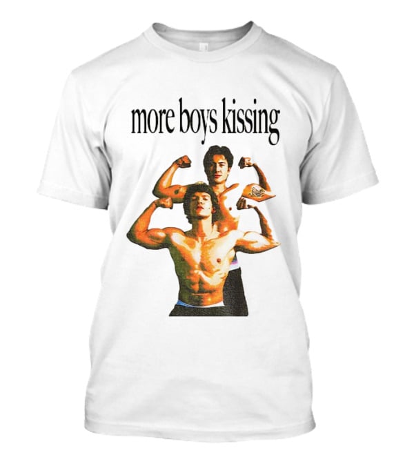 Heated Rivalry More Boys Kissing Muscle Flexing Duo T-Shirt