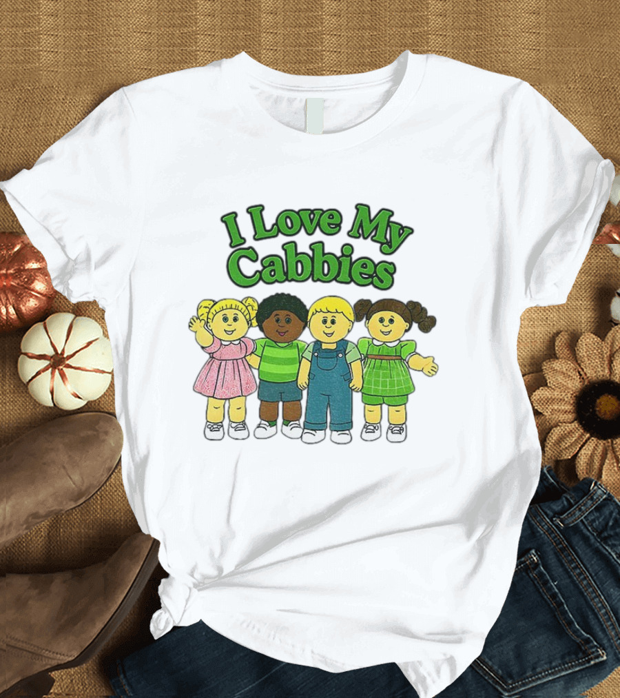 I Love My Cabbies Retro 80s Toy Characters Nostalgia T-Shirt