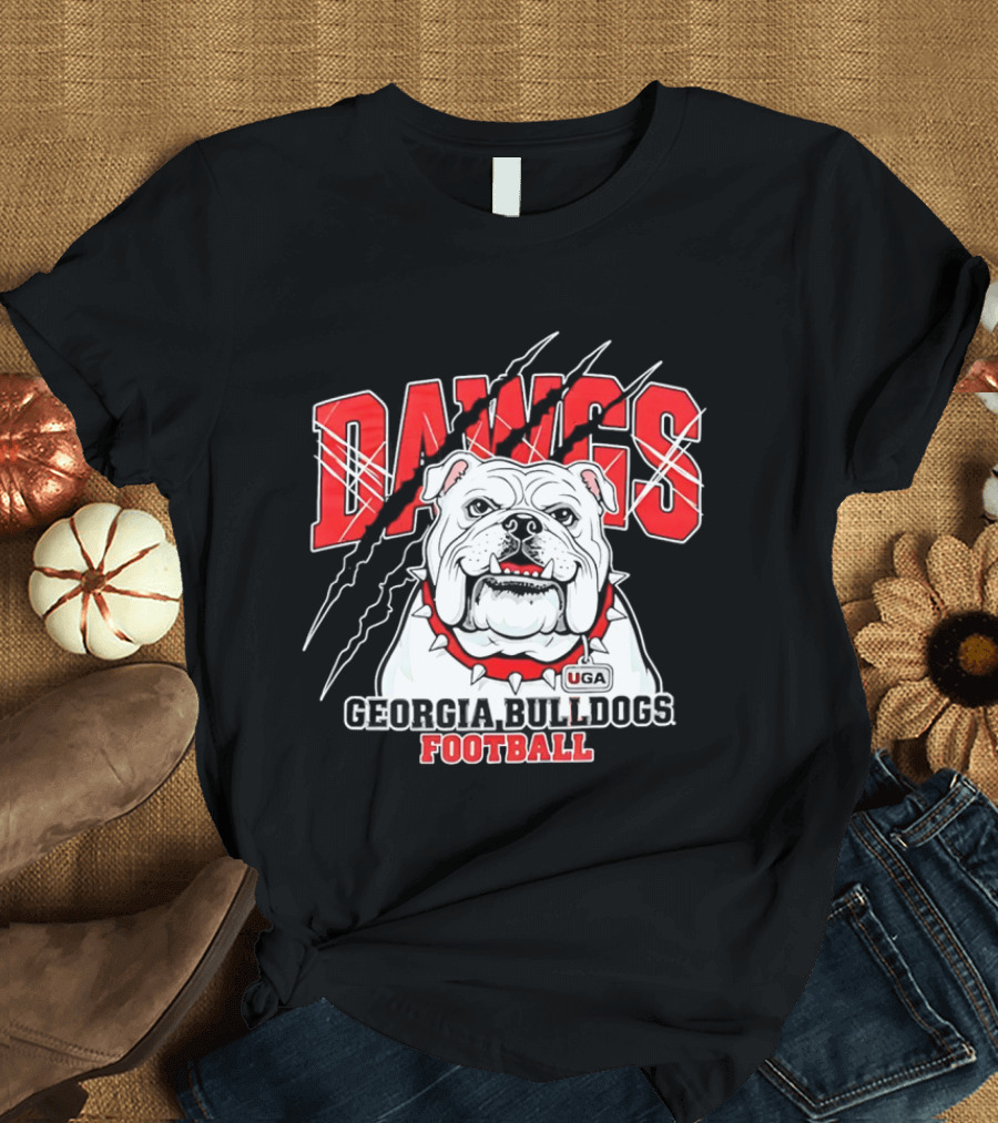 DAWGS Georgia Bulldogs UGA Football T-Shirt