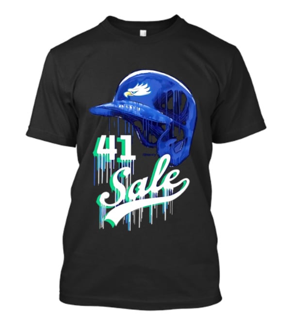 Chris Sale 41 Florida Gulf Coast Eagles Baseball Helmet T-Shirt
