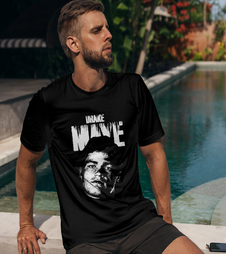 Drake Maye New England Patriots Black White T-Shirt