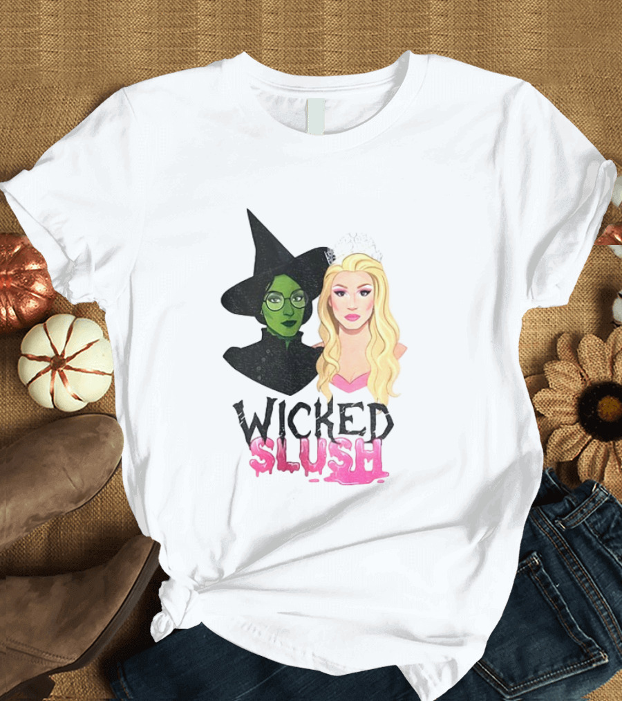 Wicked Slush Elphaba Glinda Disney Noobz T-Shirt
