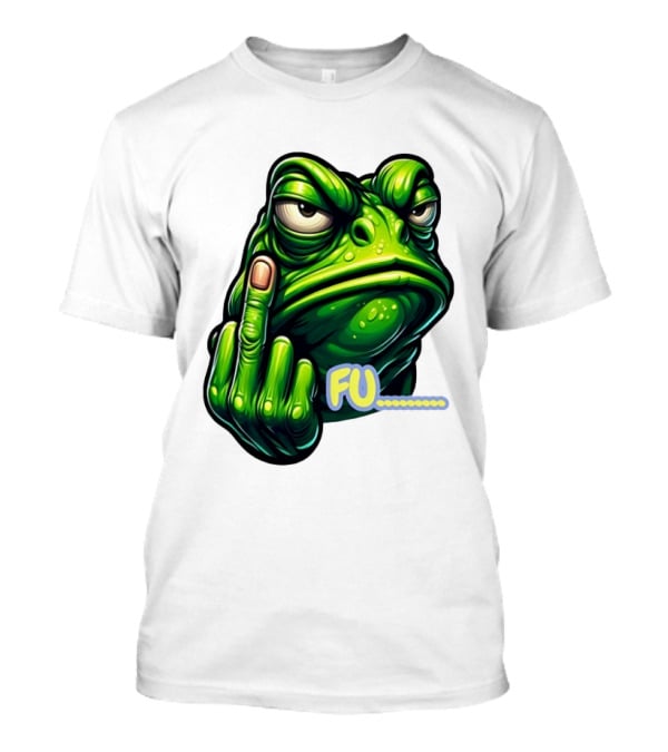 FU Frog Meme Gesture T-Shirt
