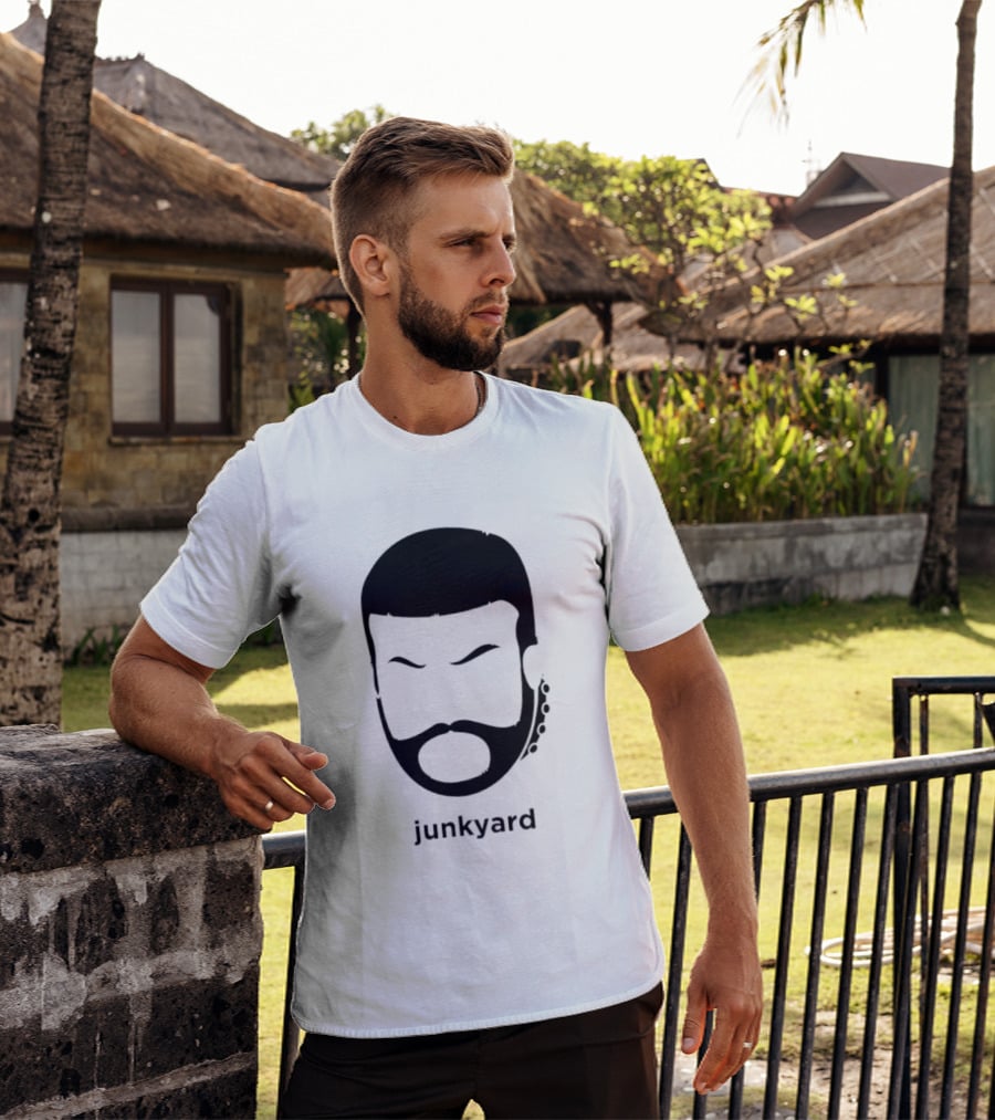 WWF Wrestling Legend Junkyard Dog Big Face Retro Look T-Shirt