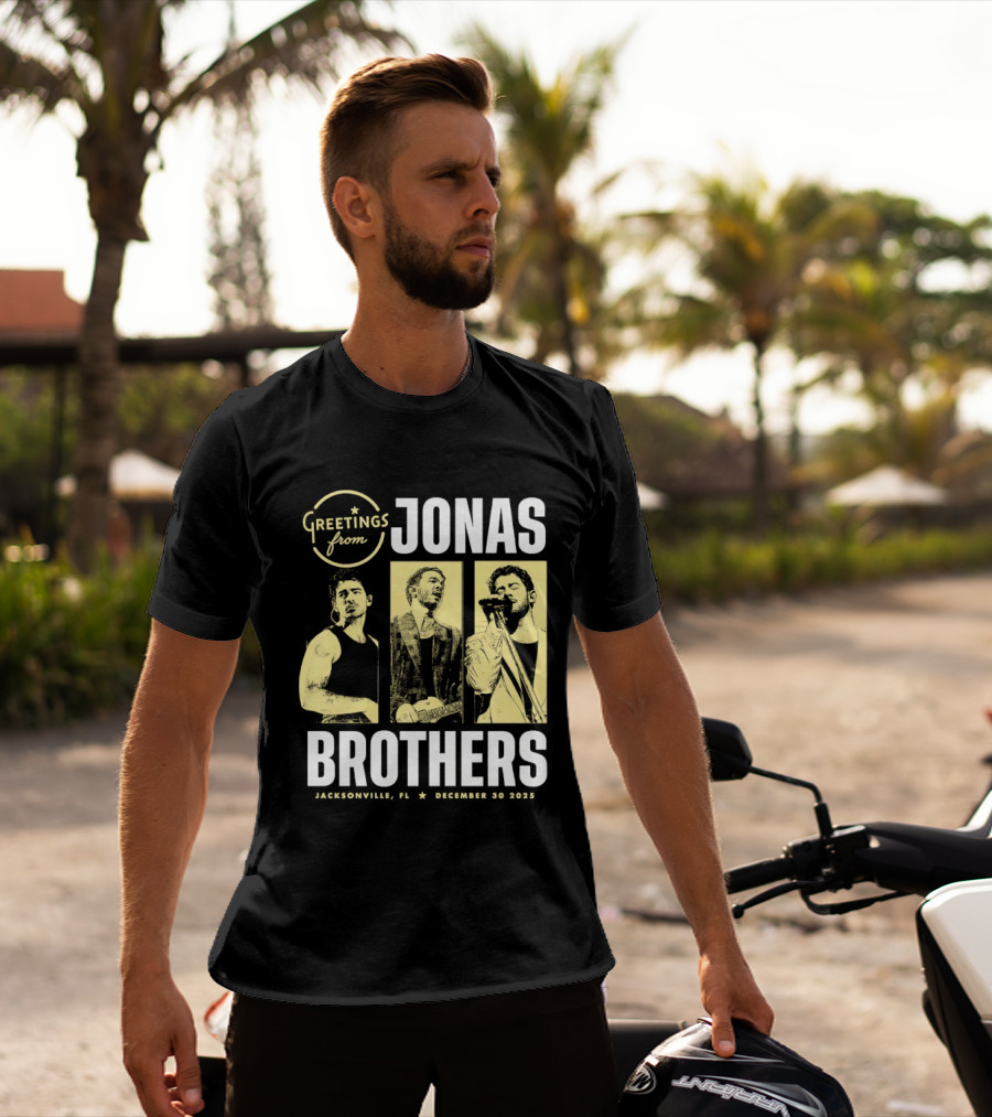 Greetings From Jonas Brothers 2025 Hershey PA December 10 T-Shirt