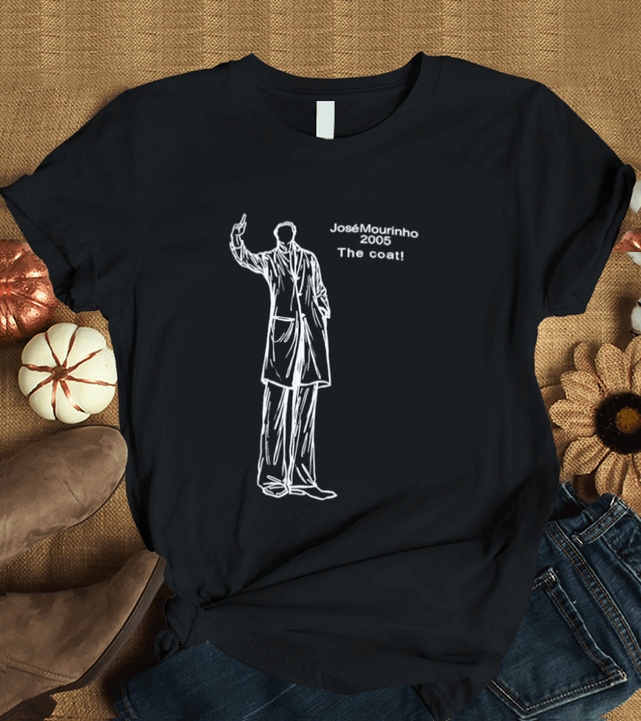 Jose Mourinho 2005 The Coat Iconic Gesture T-Shirt