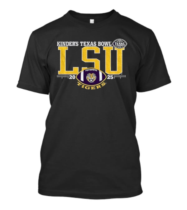 LSU Tigers Purple 2025 Kinder’s Texas Bowl T-Shirt