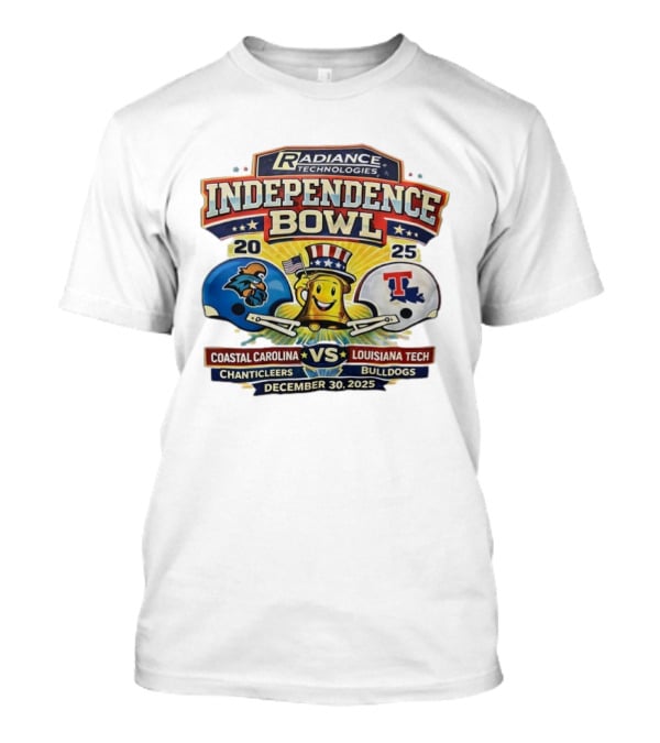Radiance Technologies Independence Bowl 2025 Coastal Carolina Chanticleers Vs Louisiana Tech Bulldogs December 30 T-Shirt