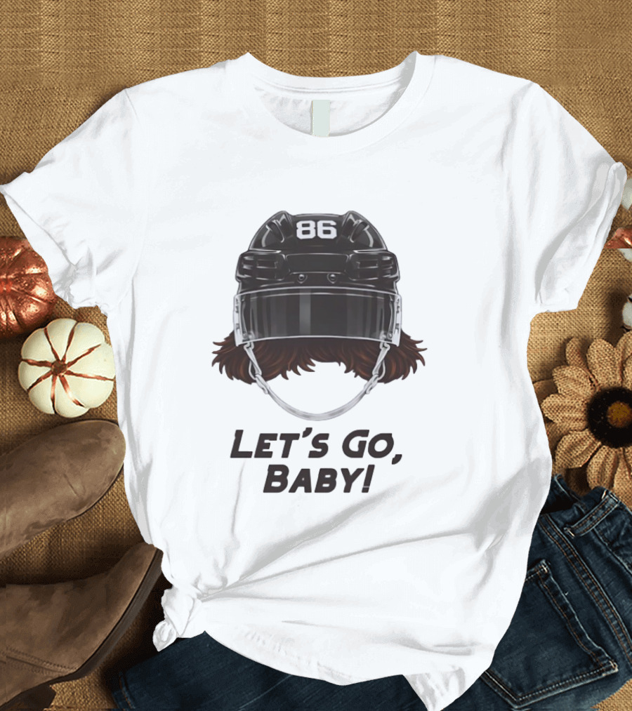 Jack Hughes Let’s Go Baby New Jersey Devils Hockey T-Shirt