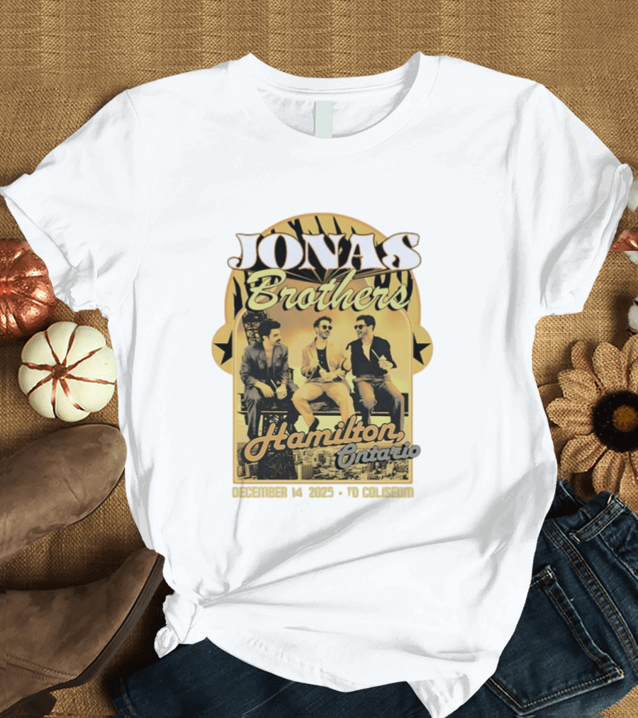 Jonas Brothers Hamilton Ontario December 14 2025 TD Coliseum T-Shirt