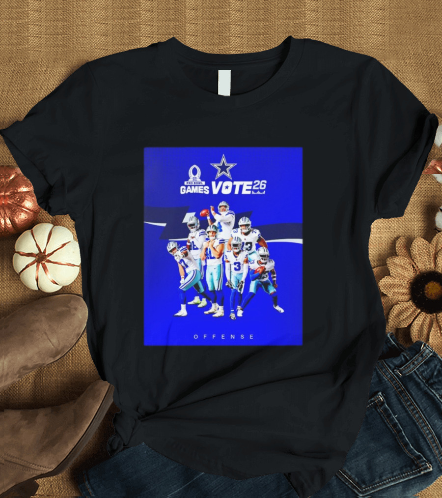 Dallas Cowboys Pro Bowl Games Vote 26 Offense T-Shirt