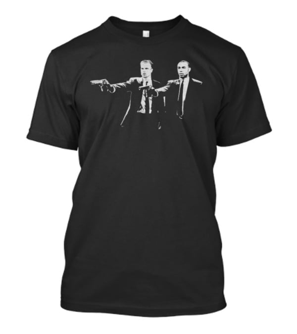 Dennis Bergkamp Thierry Henry Pulp Fiction Style Arsenal T-Shirt