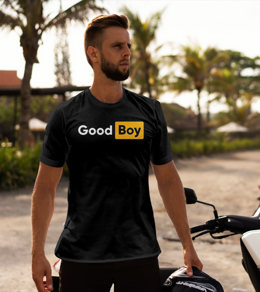 Good Boy Parody Block T-Shirt