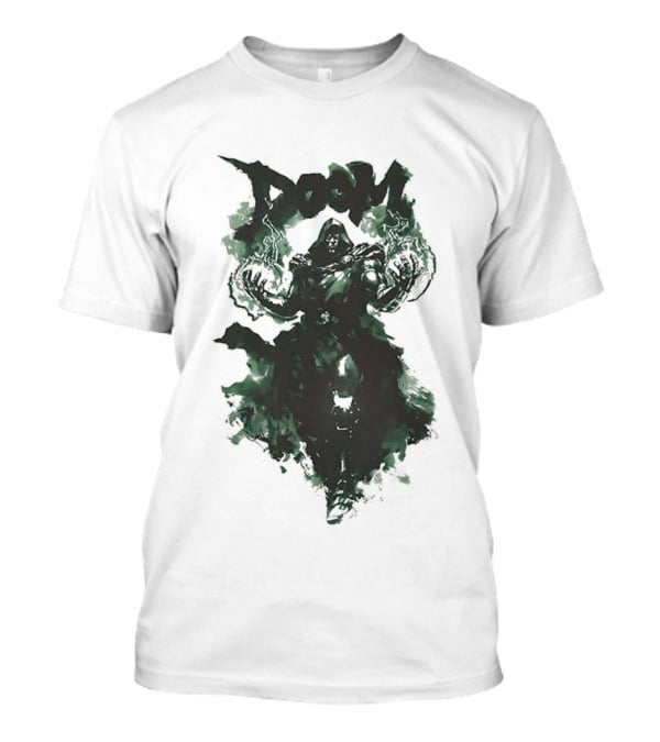 Doom Doctor Emperor Marvel Comics Green Aura T-Shirt