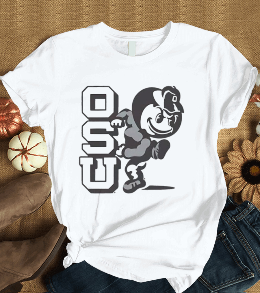 OSU Heritage Brutus Mascot Iconic Athletic Spirit T-Shirt