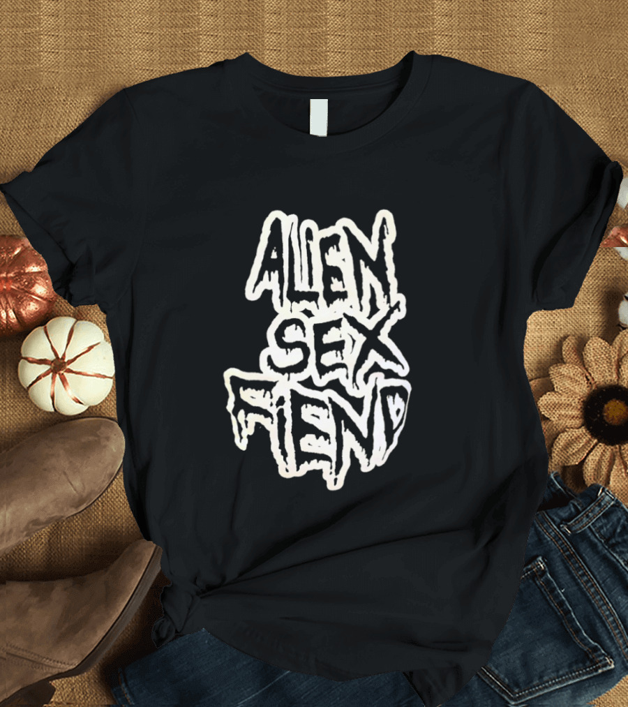Alien Sex Fiend Bold Dripping T-Shirt