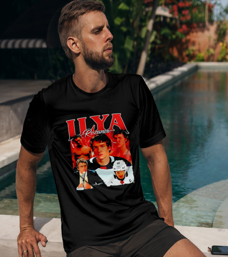 Ilya Rozanov Rivalry 90s Iconic Hockey Star T-Shirt