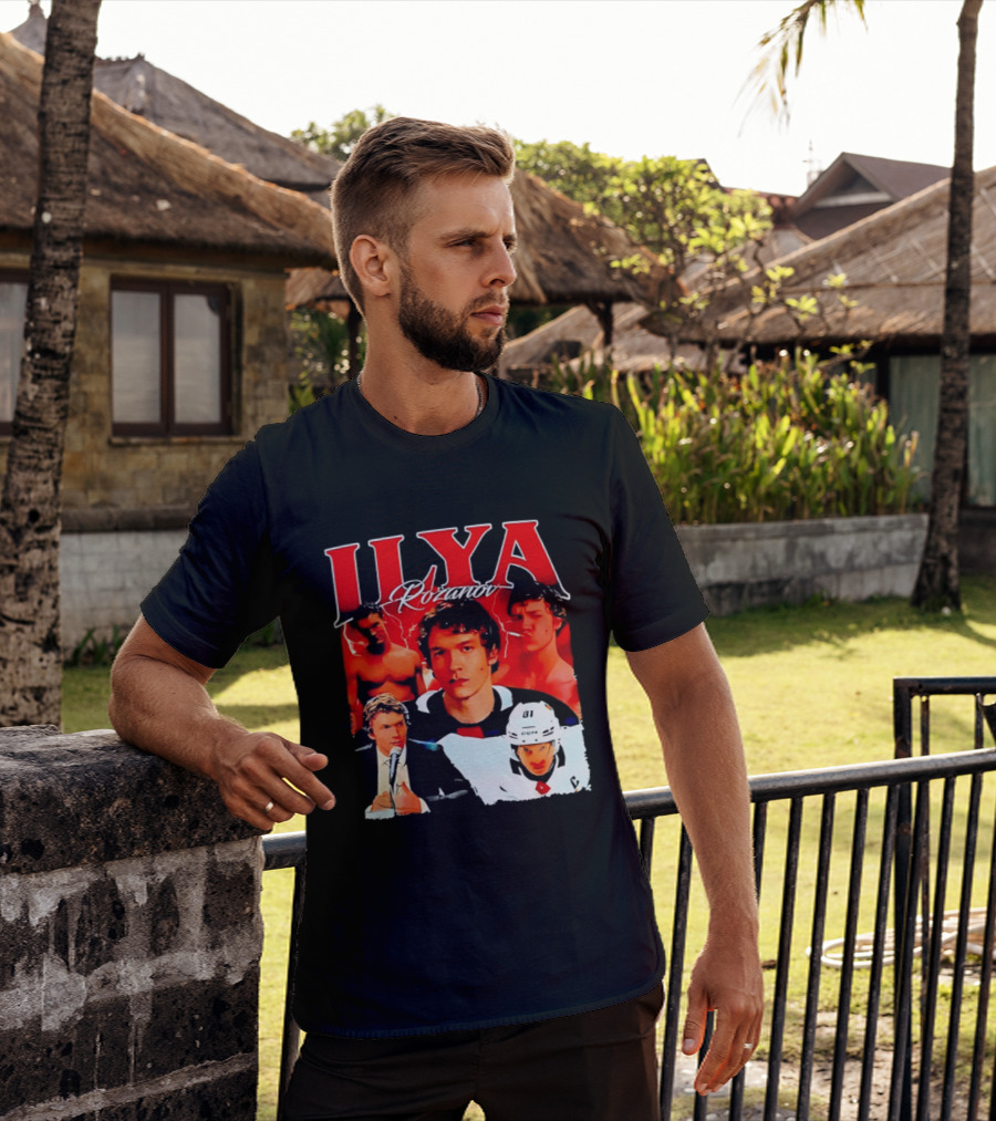 Ilya Rozanov Rivalry 90s Iconic Hockey Star T-Shirt