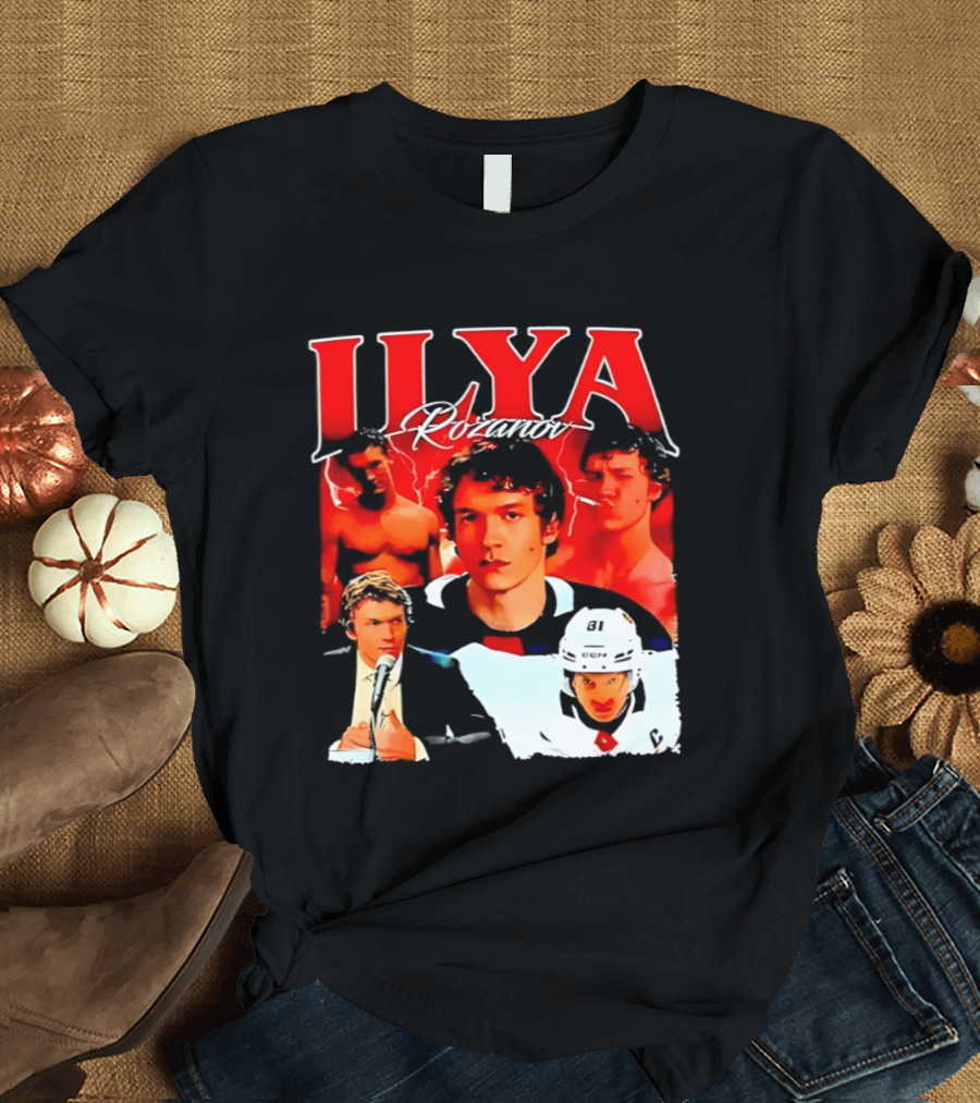 Ilya Rozanov Rivalry 90s Iconic Hockey Star T-Shirt