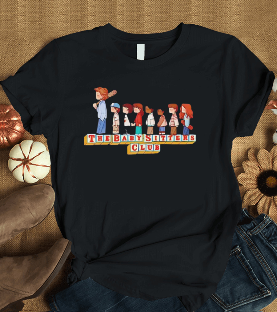 The Baby Sitters Club Steve Harrington Baseball Bat Character Cartoon T-Shirt
