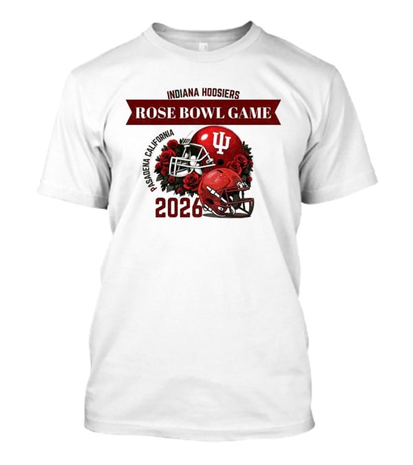 Indiana Hoosiers Rose Bowl Game 2026 Helmet Pasadena California T-Shirt