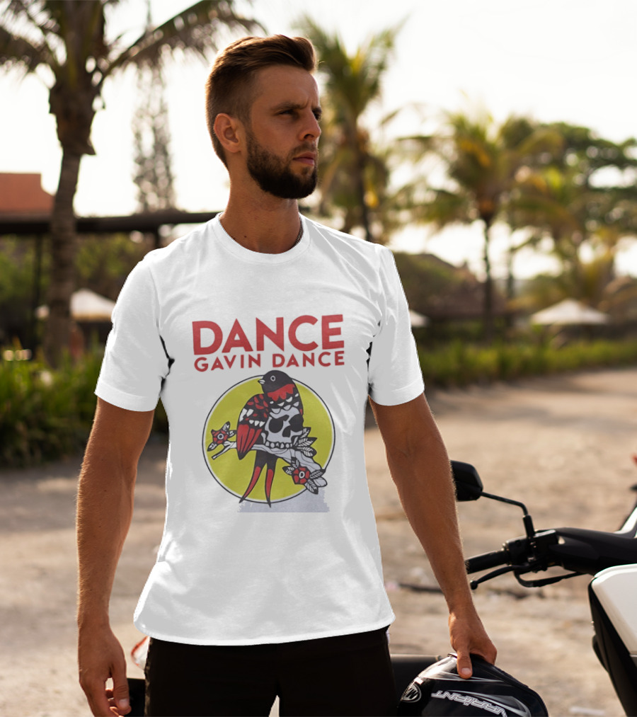 Dance Gavin Dance Skull And Bird T-Shirt