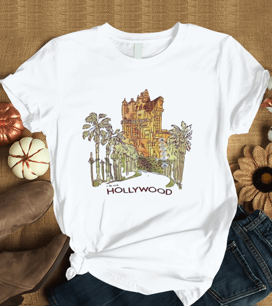 The Hollywood Tower Hotel Disney's Hollywood Studios California Adventure T-Shirt