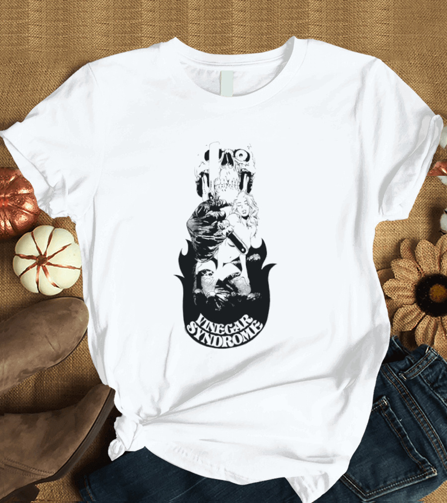 Skull Vinegar Syndrome Occam’s Razor T-Shirt