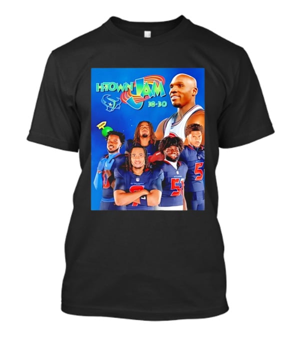 H Town Jam 30 30 Houston Texans Space Jam 2026 T-Shirt