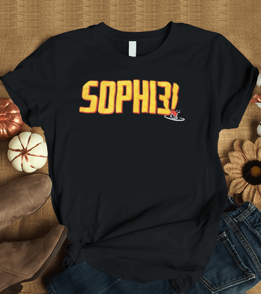 SOPHI3! Sophie Cunningham Indiana Fever WNBA T-Shirt