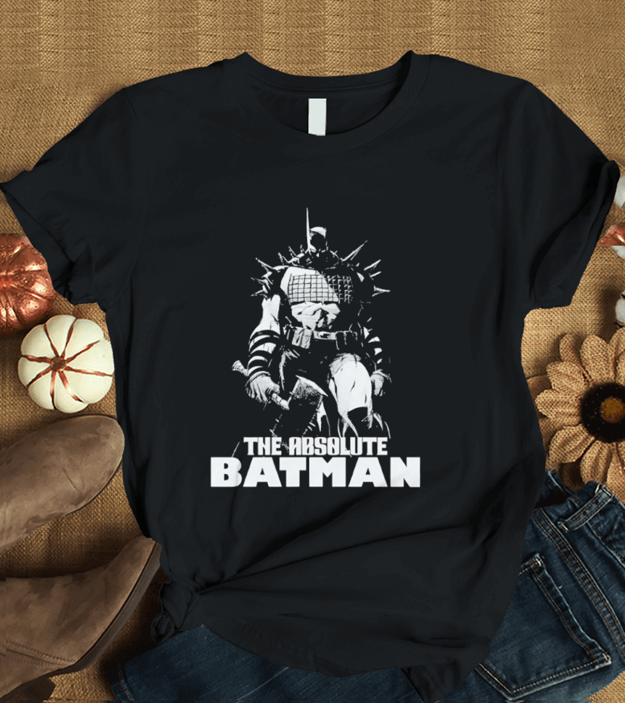 The Absolute Batman Spiked Suit Warrior With Bat Helmets T-Shirt